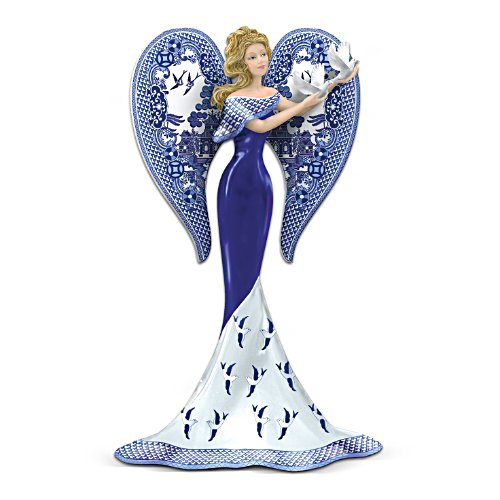 'Blessings For Two Lovers' Blue Willow Figurine
