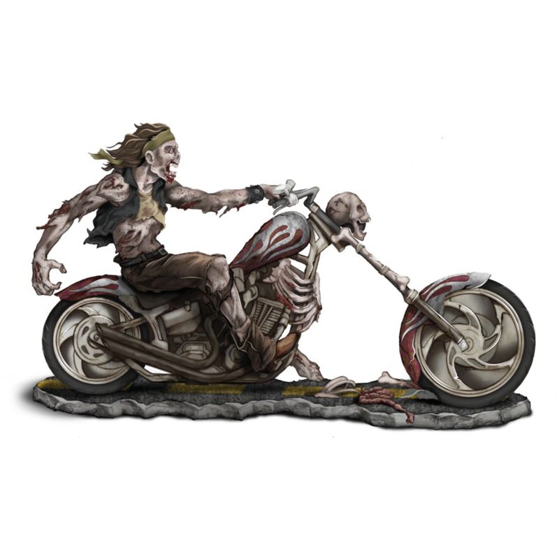 "Dead Man Riding" Zombie Biker Figurine