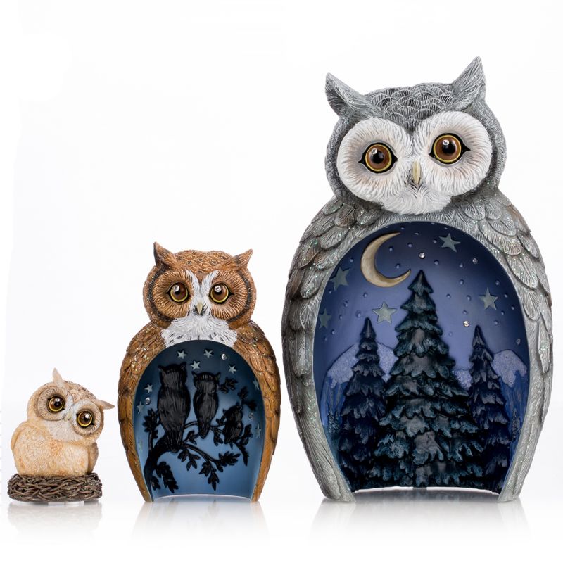 Augen Der Weisheit Eulen Figurenset