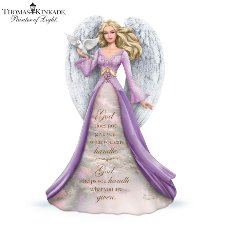 God Helps You Handle What You Are Given Angel Figurine