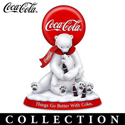 "COCA-COLA Polar Bears" Hand-Painted Figurine Collection