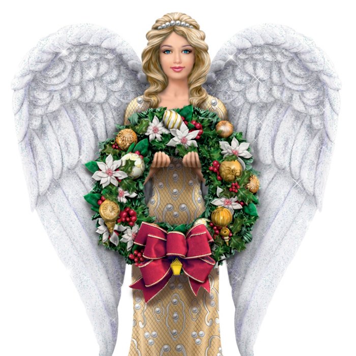 Thomas Kinkade Bradford Exchange Angel of Beauty Angel of Light Collection 