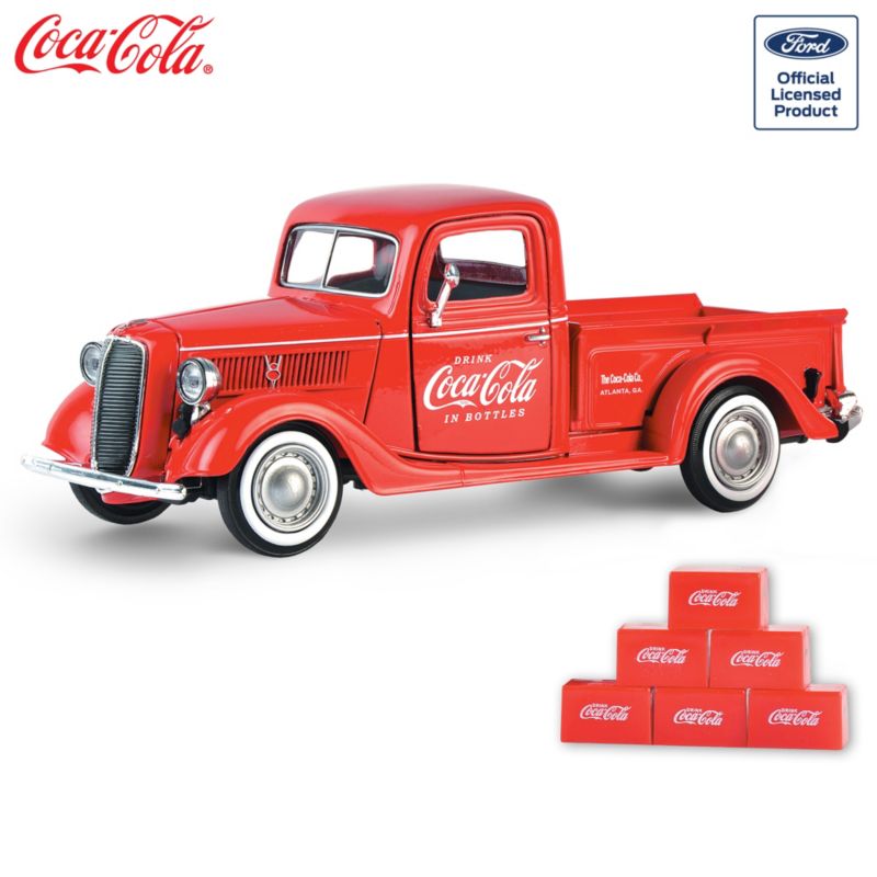 COCA-COLA Diecast 1937 Ford Pickup Vehicle 