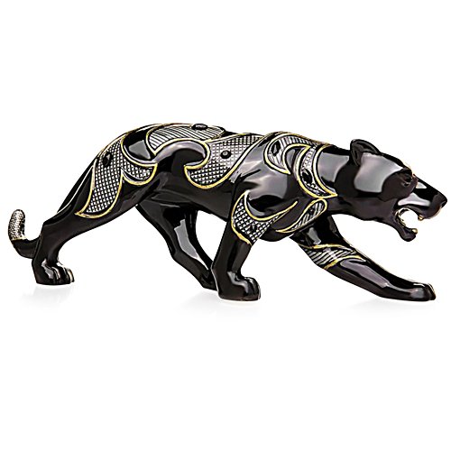 Keith Mallett Spirit of the Onyx Panther Figurine