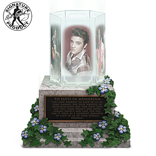 'Honouring The King' Elvis Presley Illuminated Sculpture