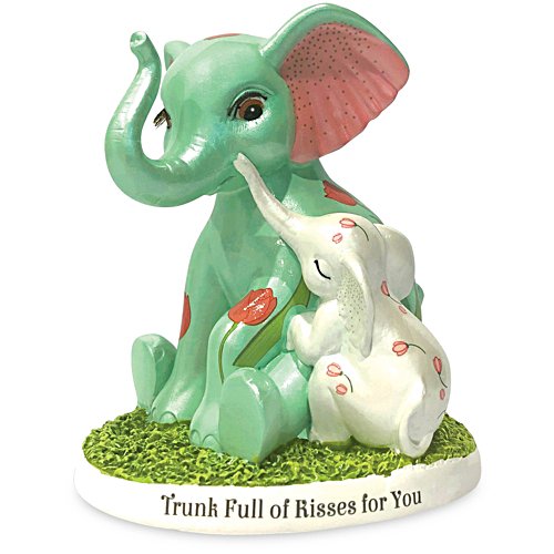 'Trunk Full of Kisses for You' Elephant Figurine