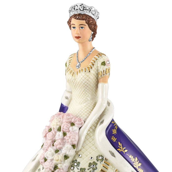 light's To construct table Her Majesty Queen Elizabeth II '90th Birthday' Figurine