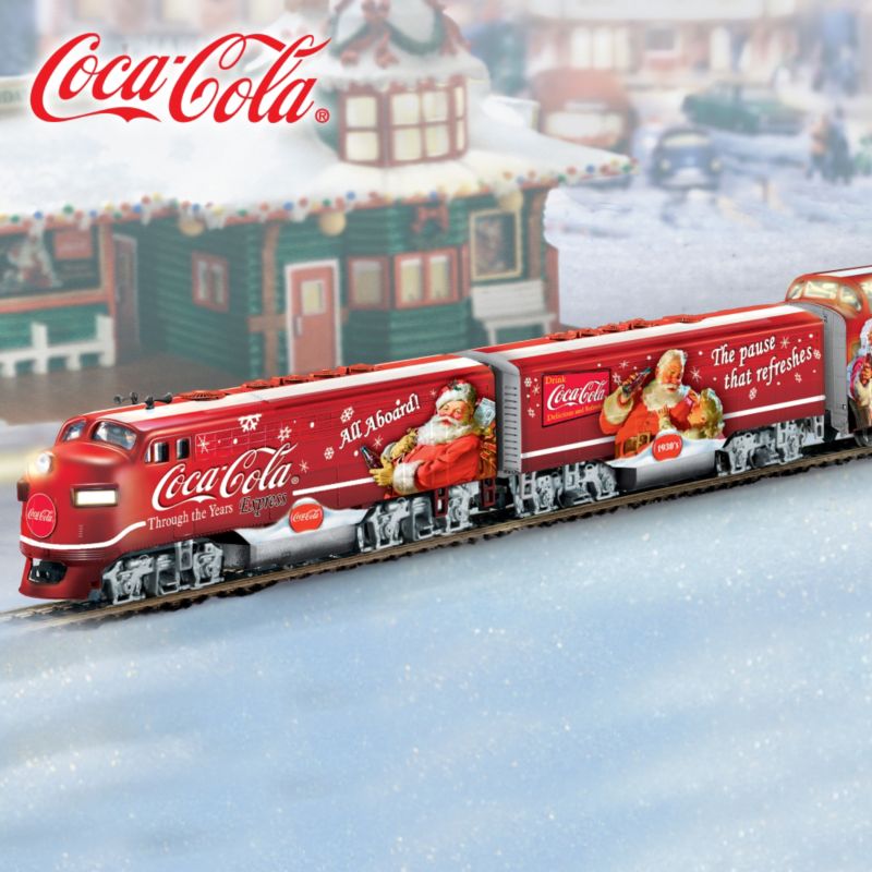 coca cola train set collectibles