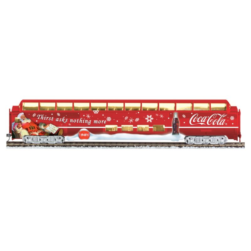 coca cola collectible train set