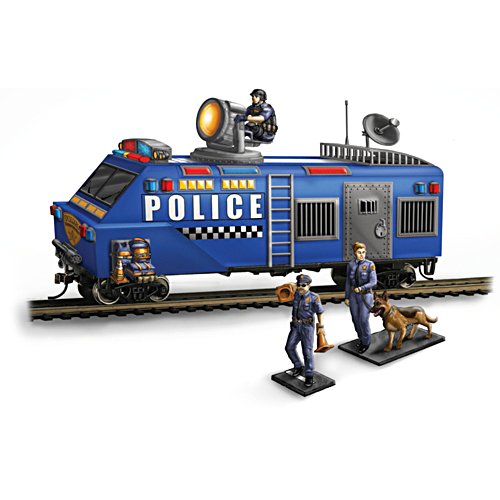 HO-Scale Railway Police Armoured Train Car And Accessory Set