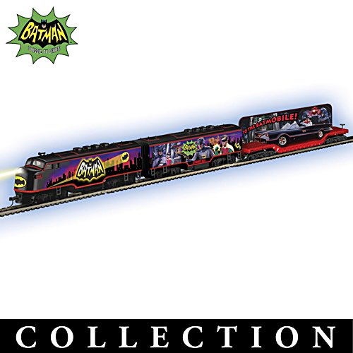 CAPED CRUSADERS Illuminated Electric Trains Collection