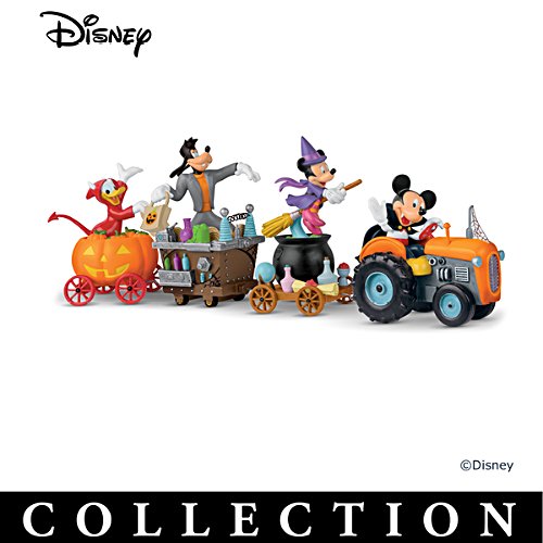 Disney Halloween Tractor Wagon Sculptures Collection 