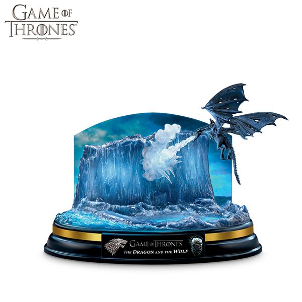 The Dragon and the Wolf – GAME OF THRONES-sculptuur