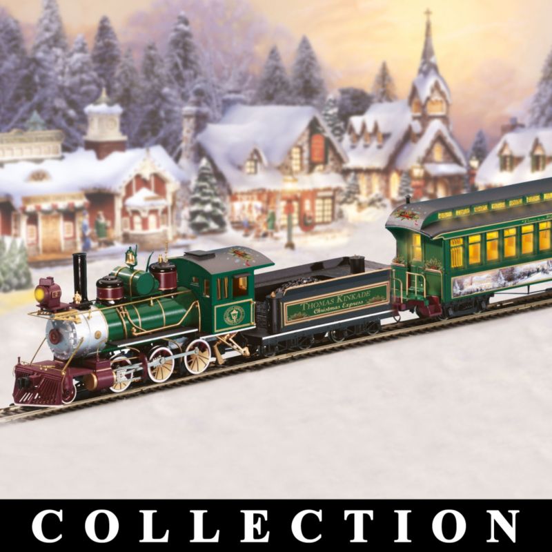 Train modèle réduit de Thomas Kinkade