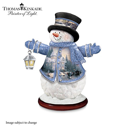 Thomas Kinkade Victorian Christmas Snowman