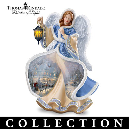 Thomas Kinkade "Winter Angels Of Light" Figurine Collection