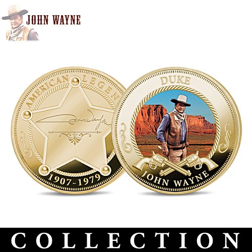 John Wayne, eine amerikanische Legende – Münzkollektion