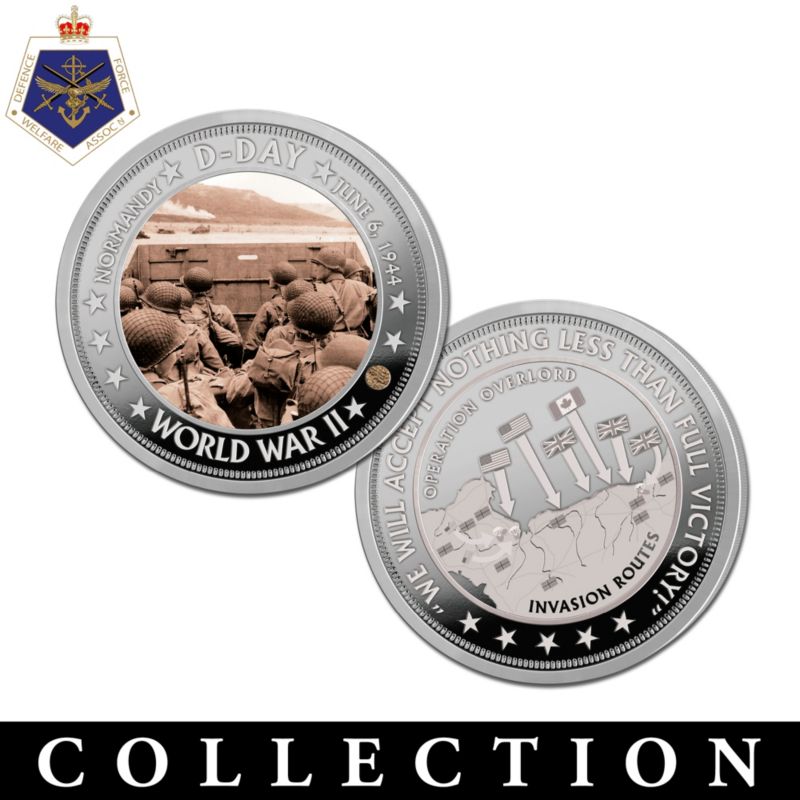 The 75th Anniversary Of D-Day Proof Coin Collection