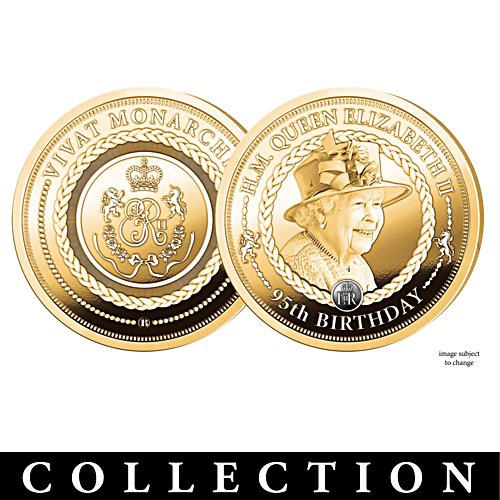 Queen Elizabeth II 24K Gold-Plated Proof Coin Collection