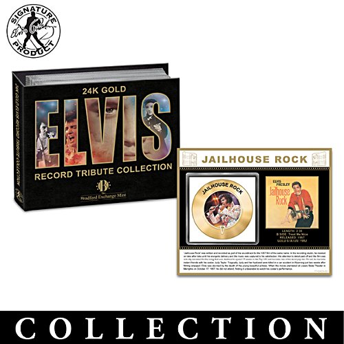 Elvis 24K-Gold Record Tributes With Collector's Album