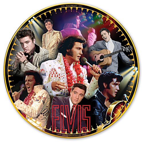Elvis Presley 40-års Jubileum Minnestallrik