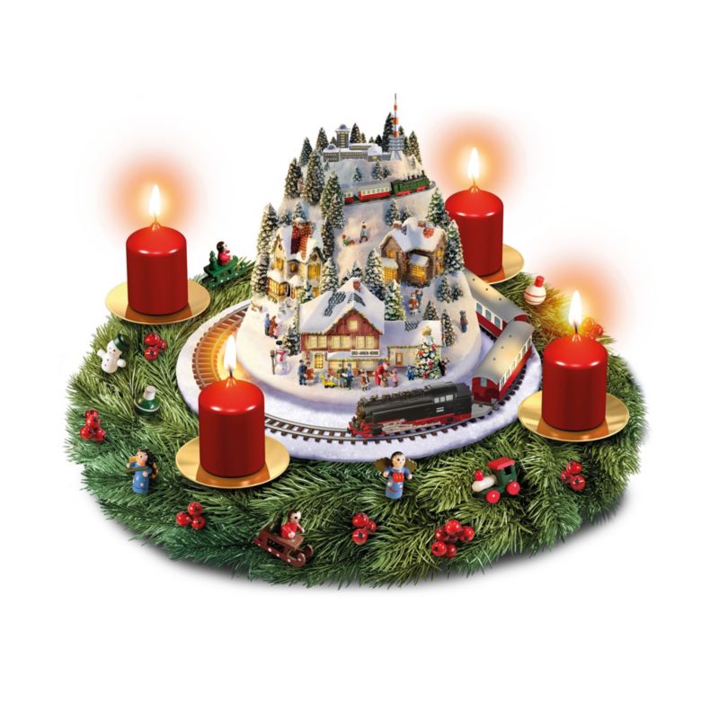 'Winter Magic' Brockenbahn Evergreen Advent Wreath