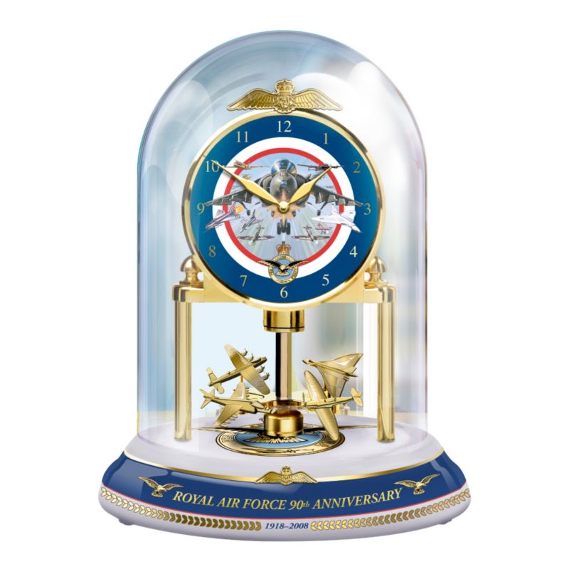 90th Anniversary RAF Wings of Valour Dome Clock