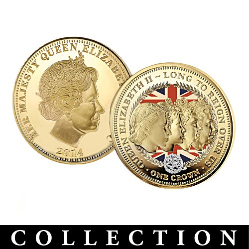 'Crowning Moments Of Queen Elizabeth II' Crown Coin Collection