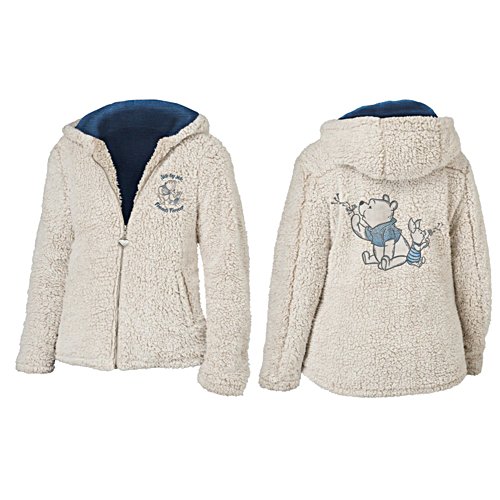 Disney Pooh And Piglet ‘Friends Forever’ Sherpa Fleece Jacket