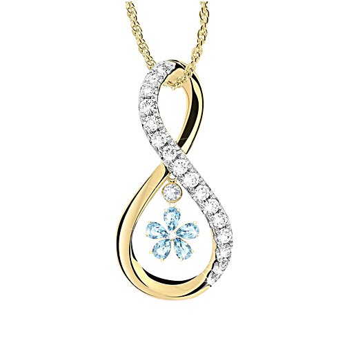 ‘Forget-Me-Not’ Diamond Infinity Pendant