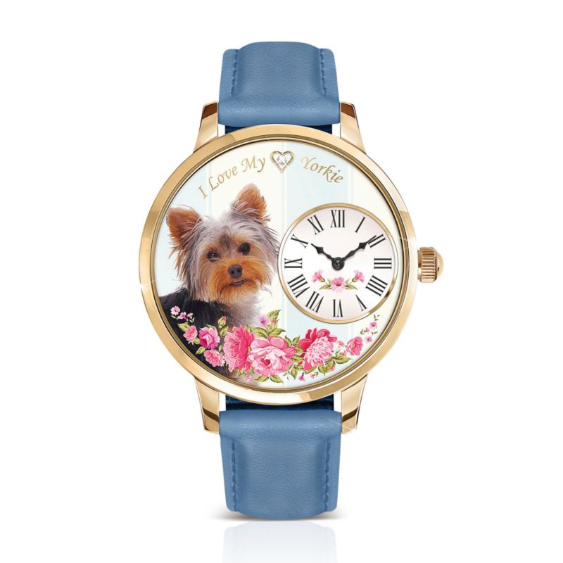 Yorkie 'Playful Pup' Ladies' Watch