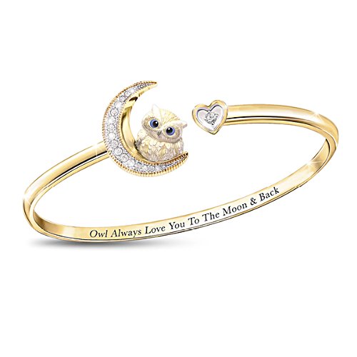 ‘Owl Always Love You’ Gold-Plated Bracelet
