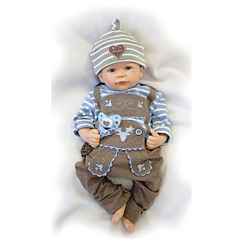 'Anton' So Truly Real® Poseable Baby Boy Doll