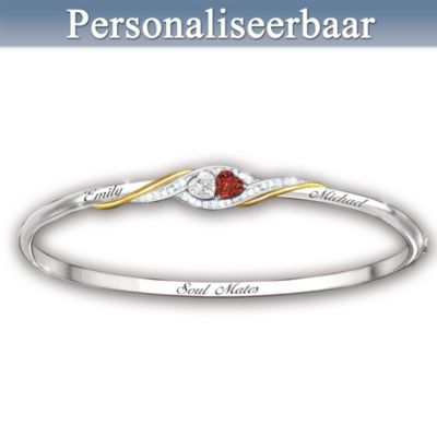 Twee zielsverwante harten – armband