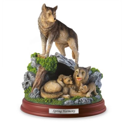 Voorjaarsharmonie – wolvensculptuur