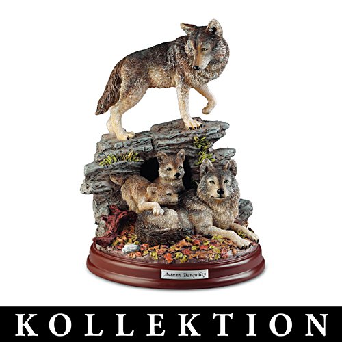 Wolfsfamilie – Skulpturenkollektion