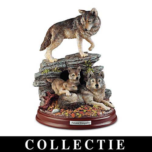 Wolfsfamilie – sculpturencollectie