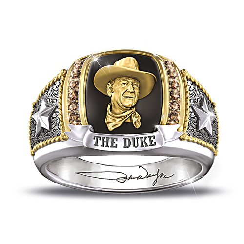 John Wayne, die Legende – Bourbon-Quarz-Ring