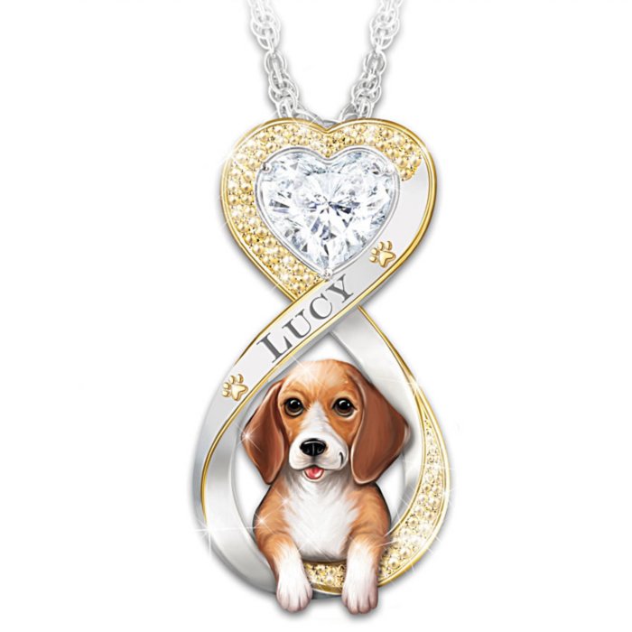 Mein Beagle, immer in meinem Herzen – Anhänger