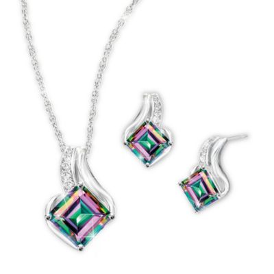 Beauté fascinante – Ensemble de bijoux topaze