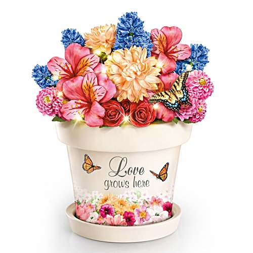 Hier blüht Liebe — Blumentopf