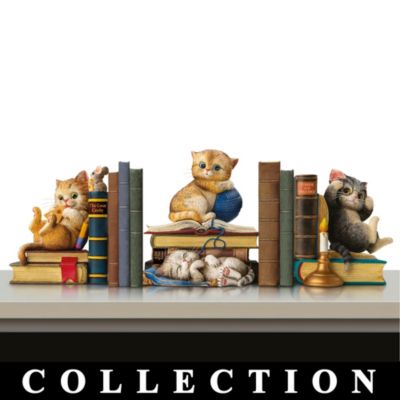 Chatons littéraires – Collection de serre-livres
