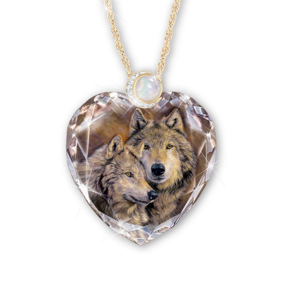 Lucie Bilodeau "The Bond" Crystal Pendant