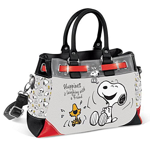 PEANUTS Snoopy And Woodstock Handbag With Removable Strap