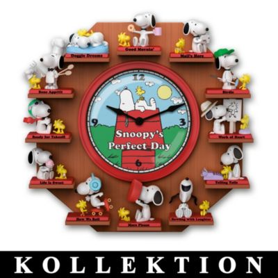 Snoopys perfekter Tag - Wanduhr Kollektion