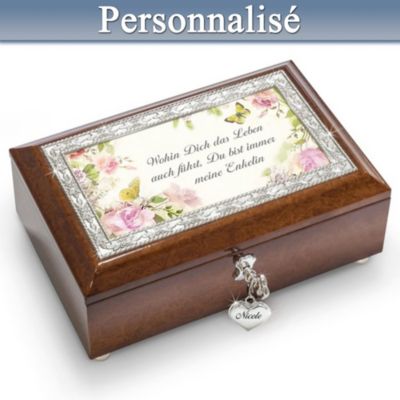 Ma petite-fille pour toujours – boîte à musique personnalisée