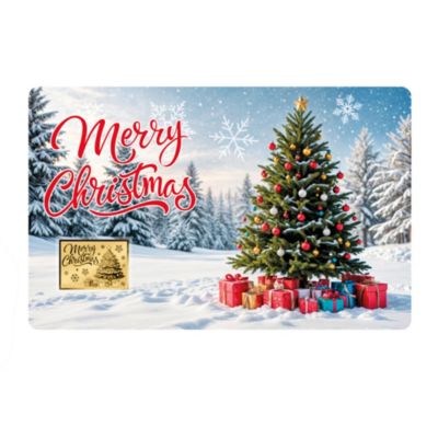 Weihnachtsbaum - Kleingold-Sammlermünze