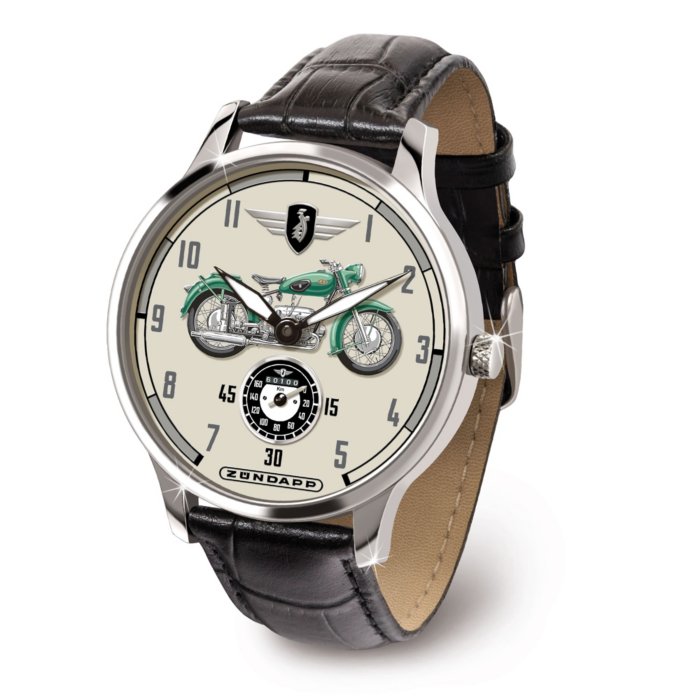 Zündapp KS 601: Der grüne Elefant – Armbanduhr
