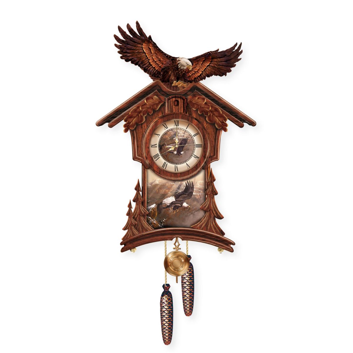 Ted Blaylock 'Timeless Majesty' Eagle Cuckoo Clock