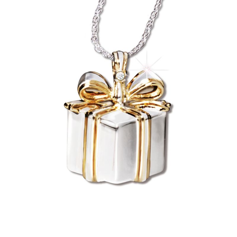 &#039;Grandma’s Gift&#039; Granddaughter Diamond Pendant